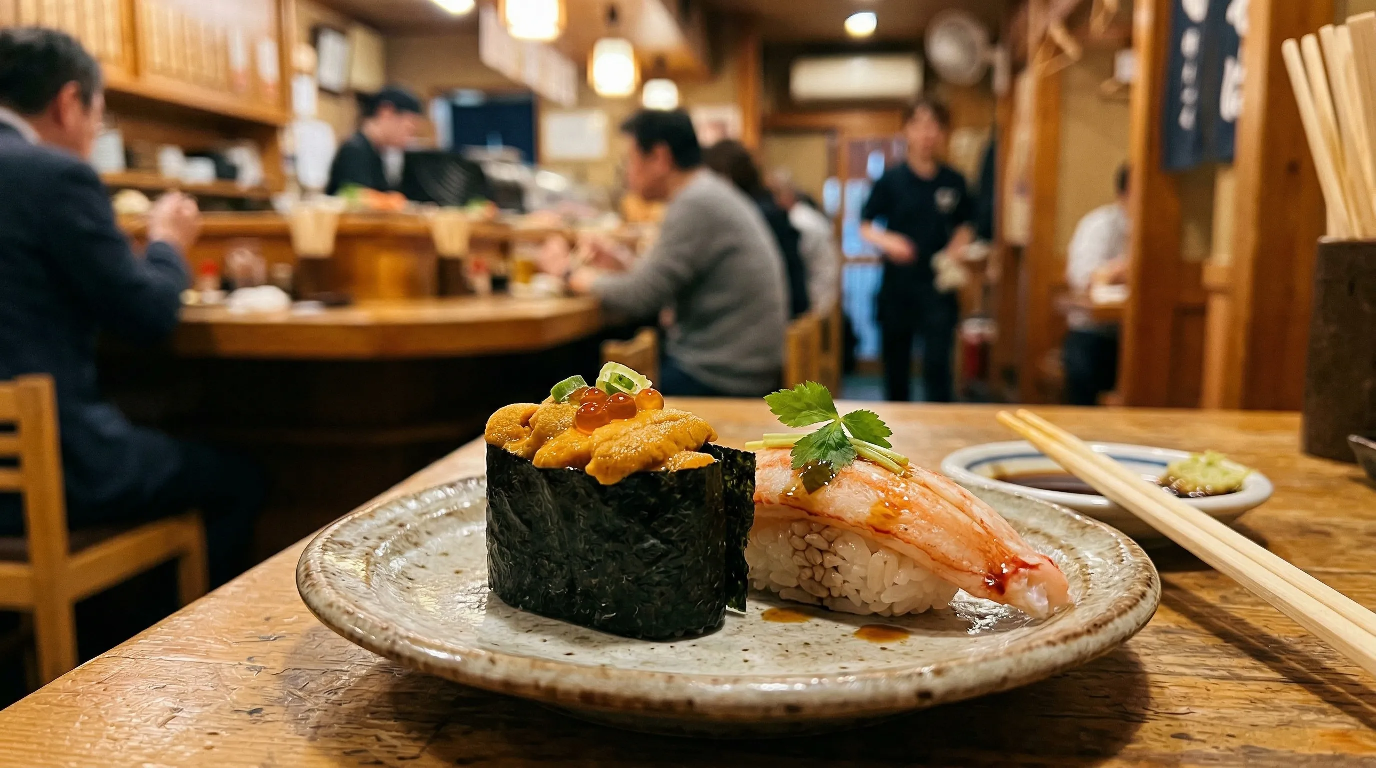 Premium Hokkaido uni and crab selections at Nemuro Hanamaru