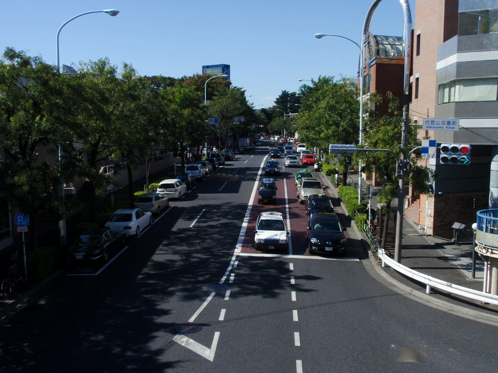 Daikanyama tree-lined boutique street