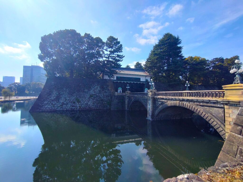 Edo Castle donjon-fundament bij Keizerlijk Paleis Oost-tuinen