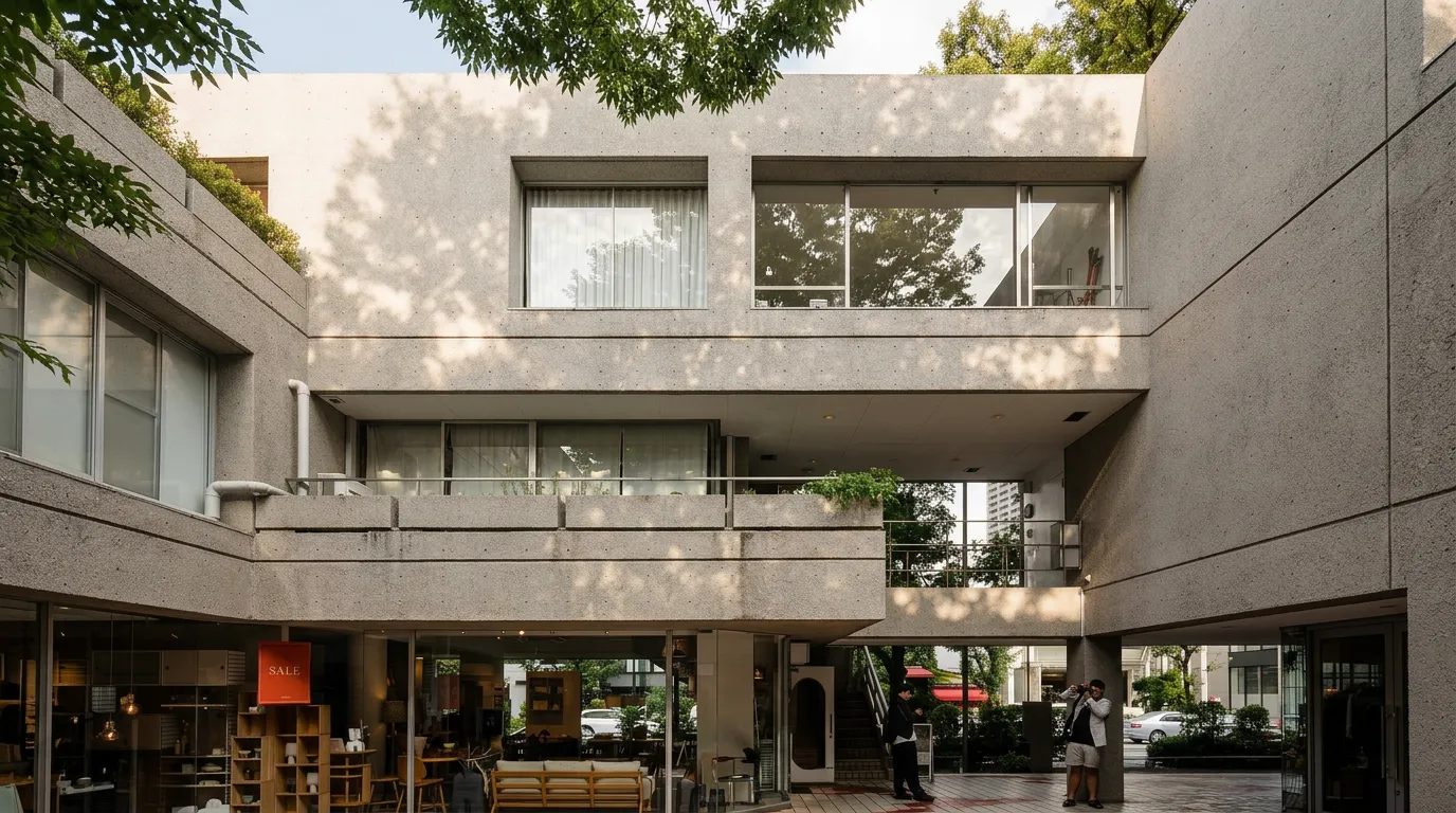 Hillside Terrace courtyard