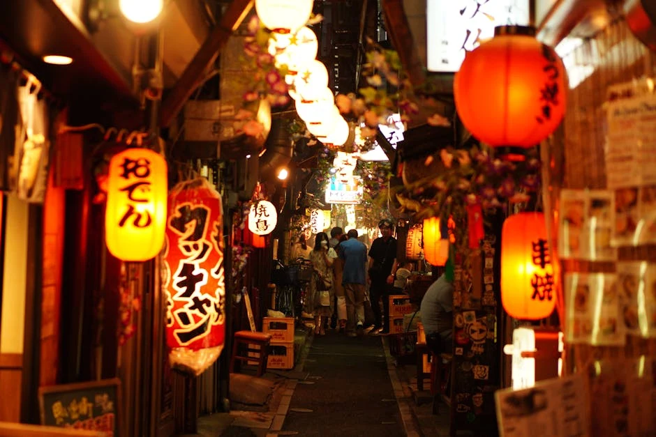 Hyogo-yokocho cobblestone alley
