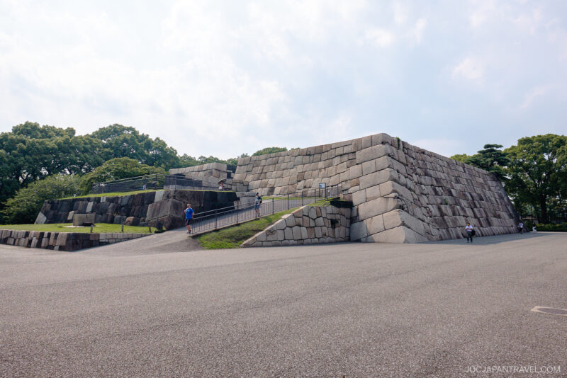 Edo Castle donjon foundation stones at Imperial Palace East Gardens