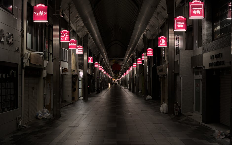 Junjo-shotengai covered arcade Koenji