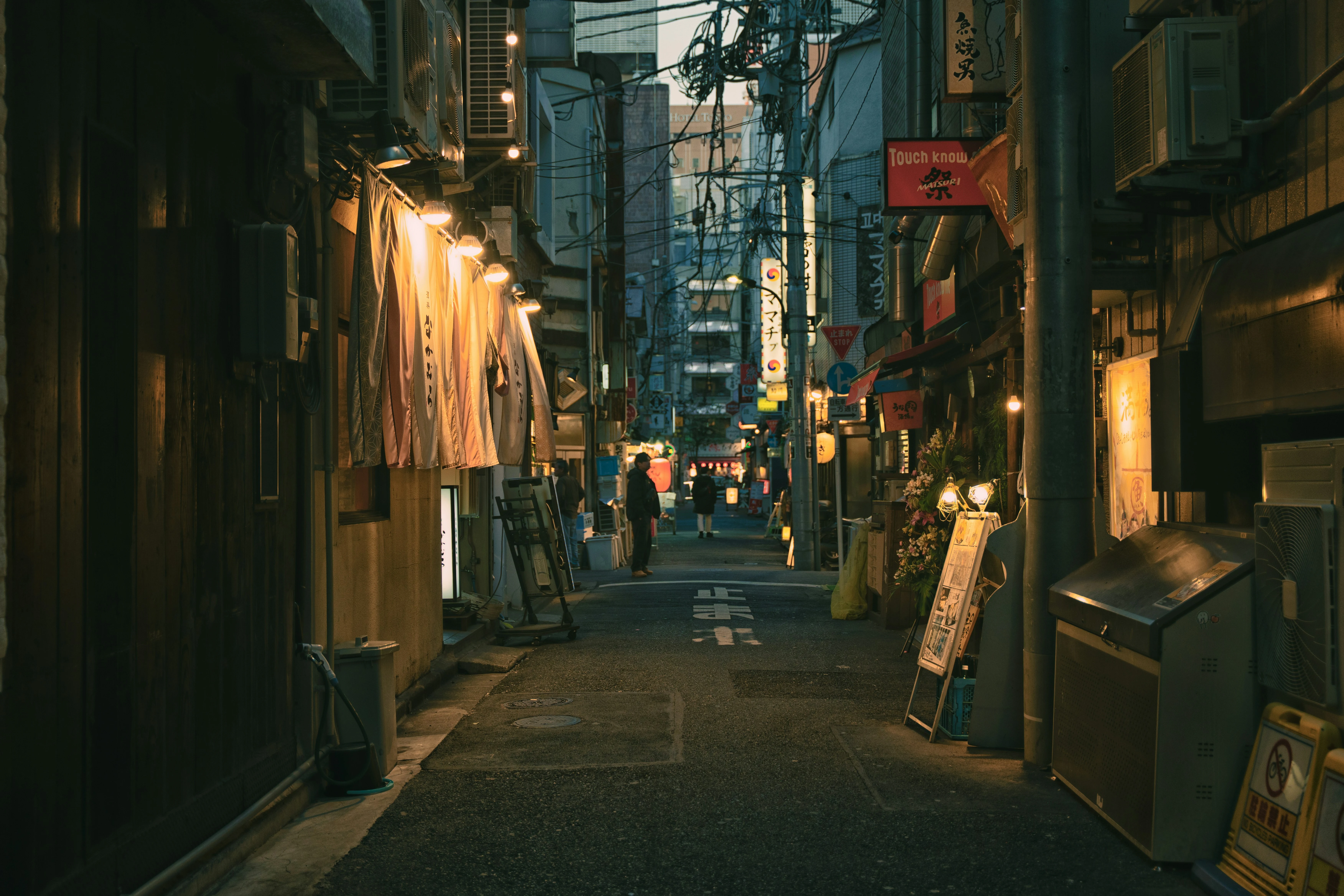 Kagurazaka cobblestone alley