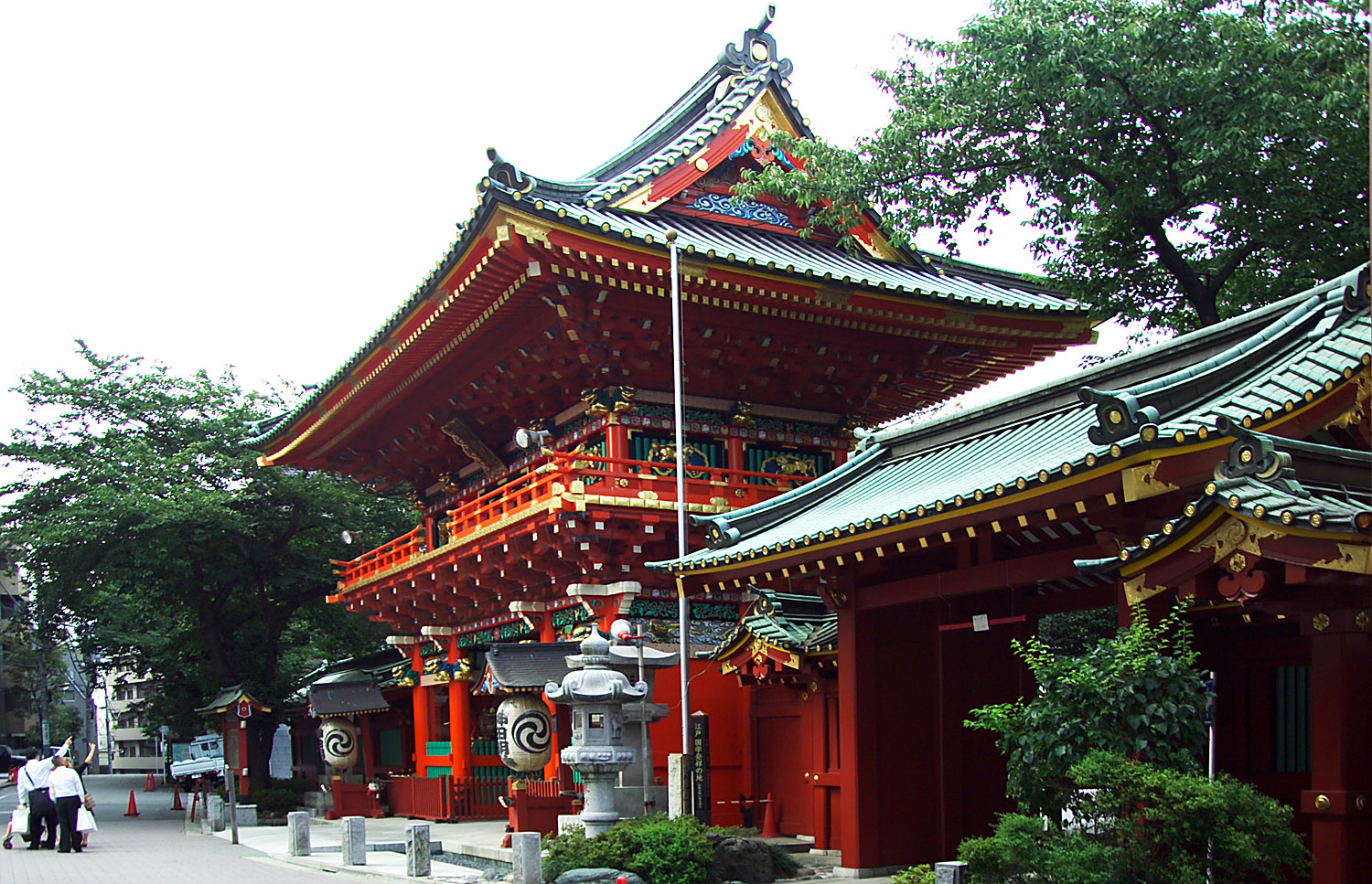 Kanda Myojin shrine with anime ema