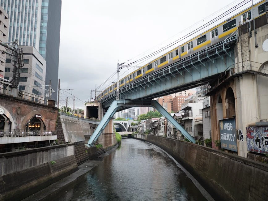 Kanda district at evening