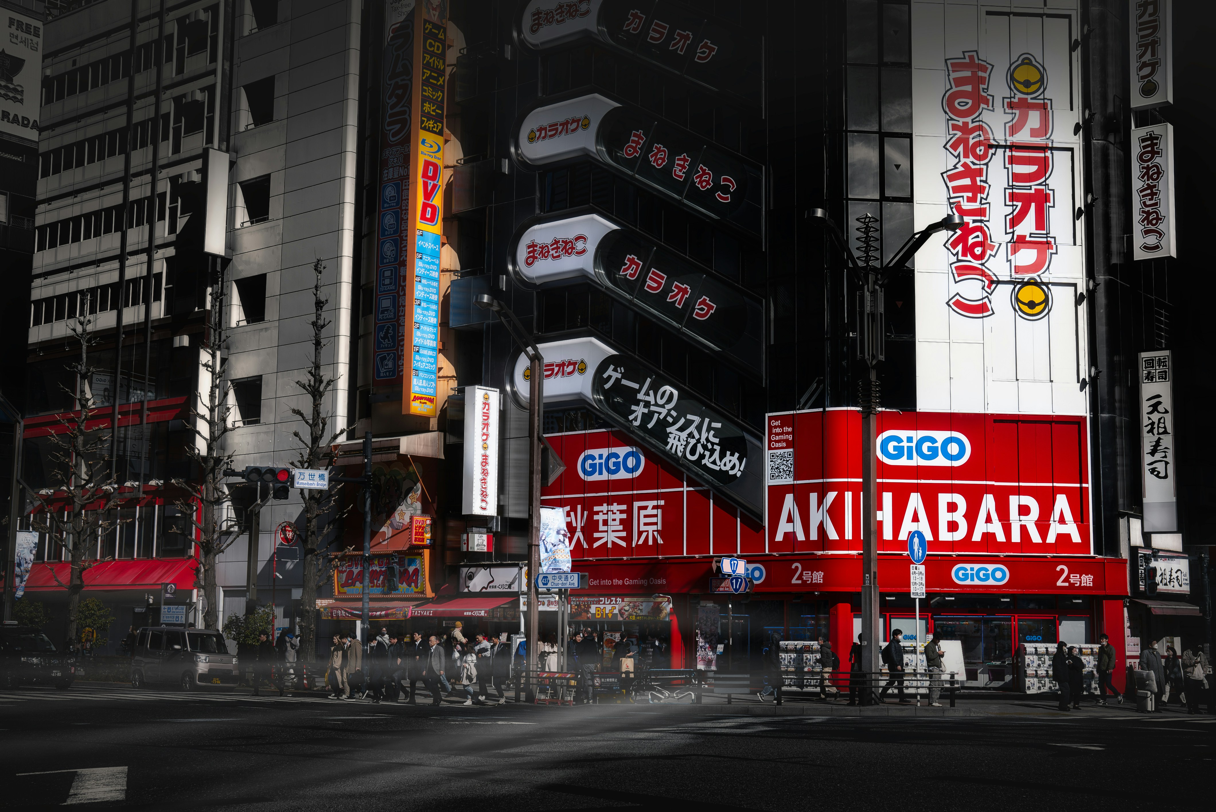 Akihabara Chuo-dori at evening