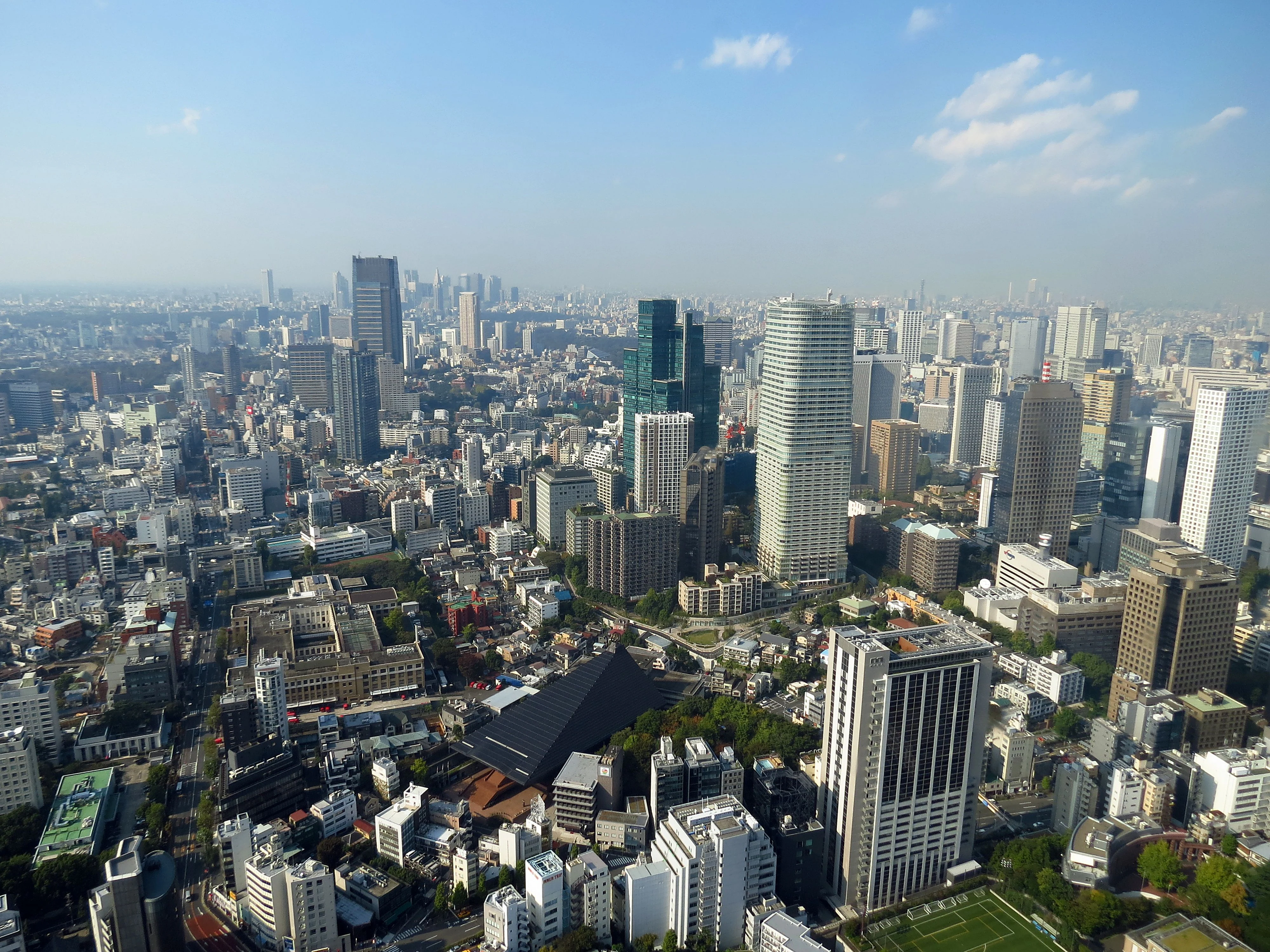Roppongi Hills with Mori Tower at dusk