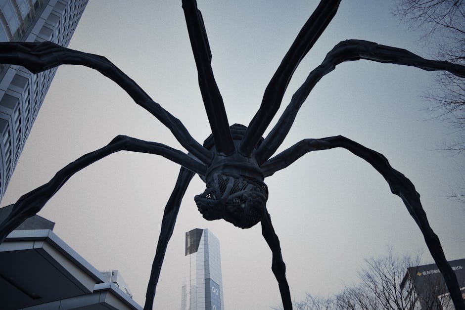 Roppongi Hills plaza at evening