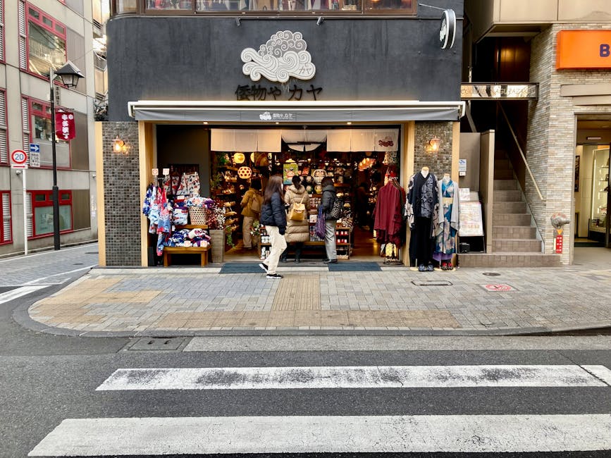 Daikanyama tree-lined boutique street