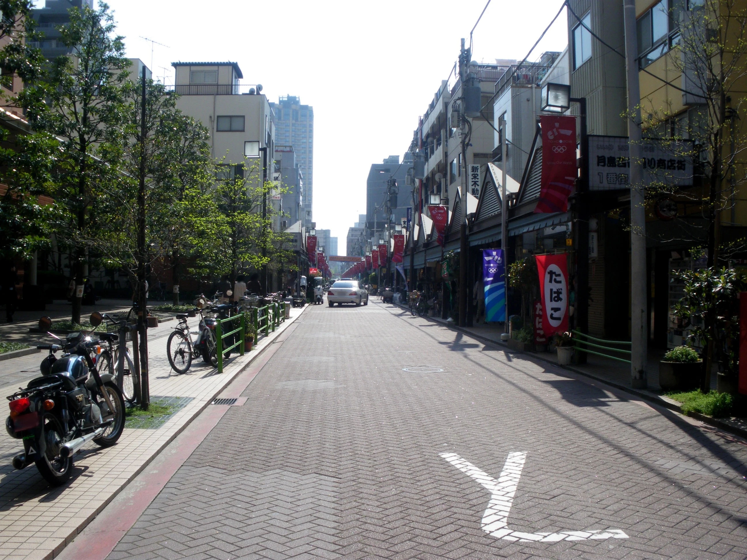 Tsukishima Monja Street area