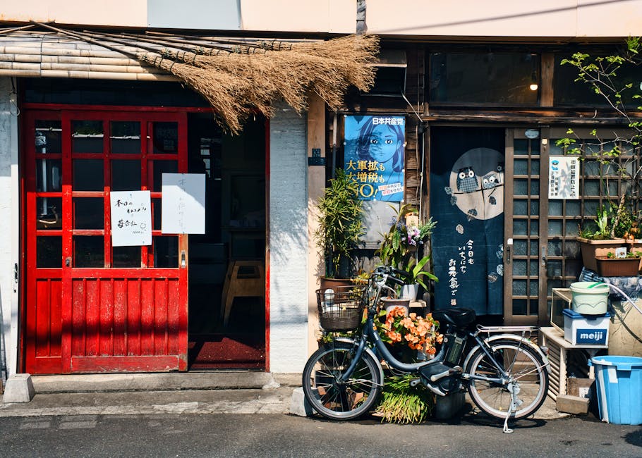 Yanaka district traditional houses