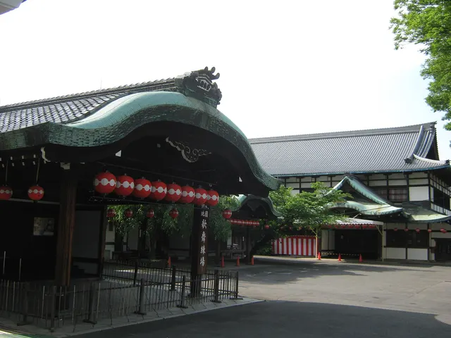 The Gion Kobu Kaburenjo theatre in Kyoto, venue of the Gion spring dances