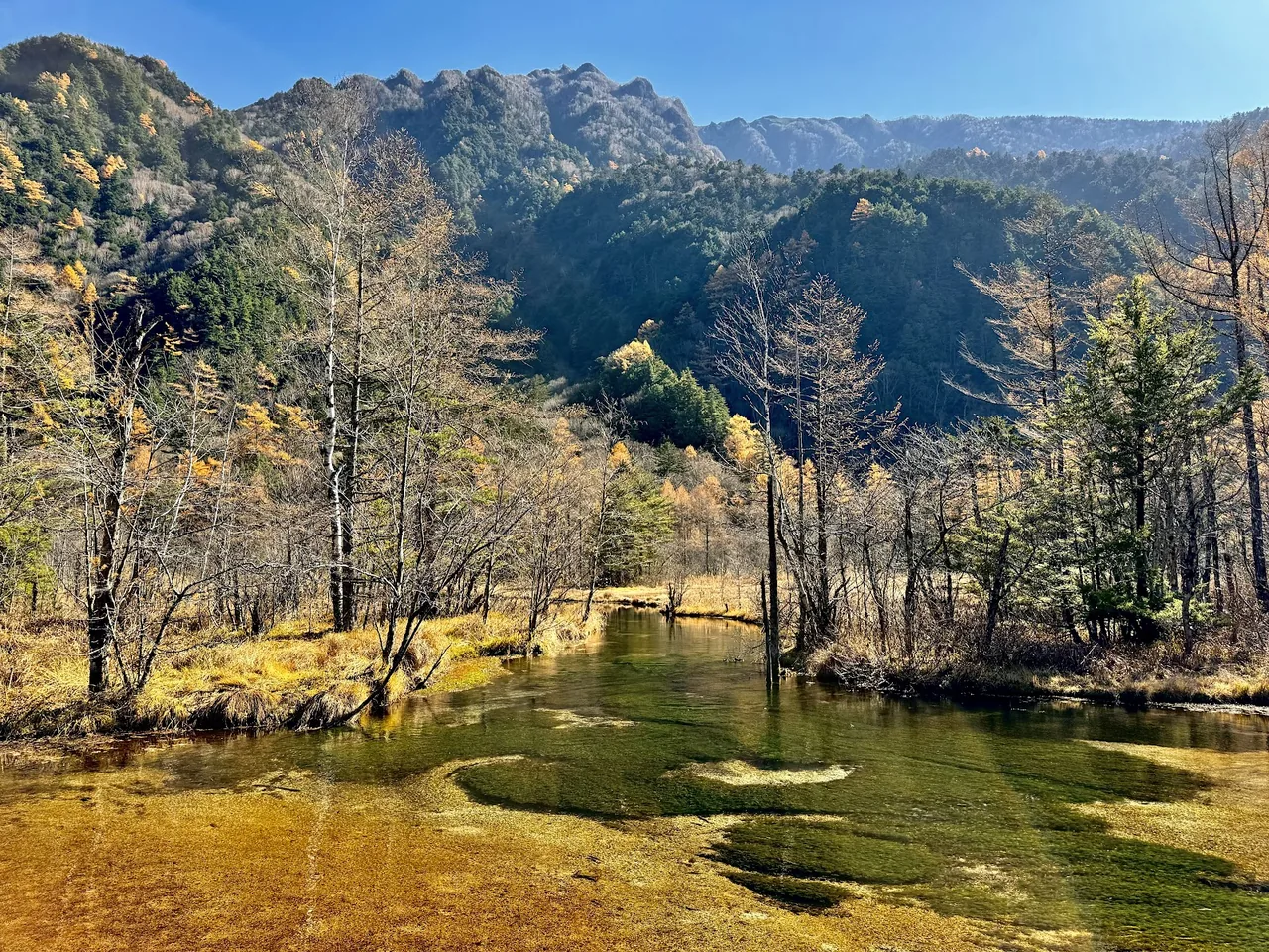 Tashiro Pond in Kamikochi