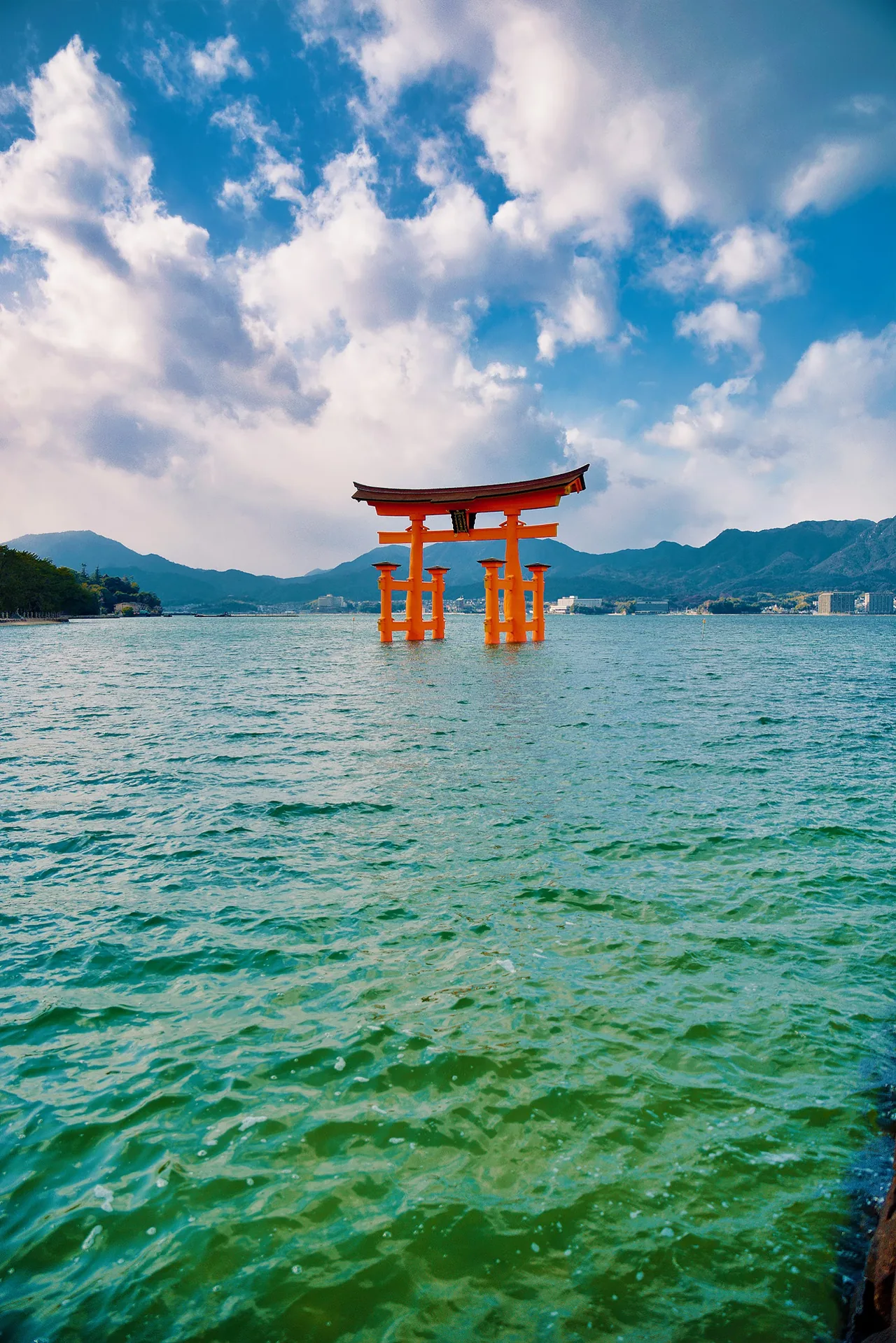 Itsukushima Shrine Otorii Gate in Miyajima