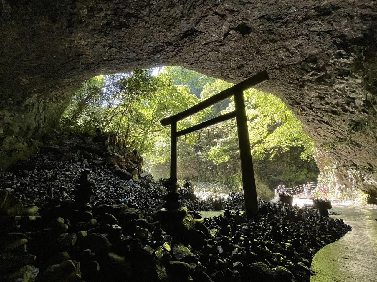 Ama-no-Iwato Shrine, West Main Shrine in Takachiho
