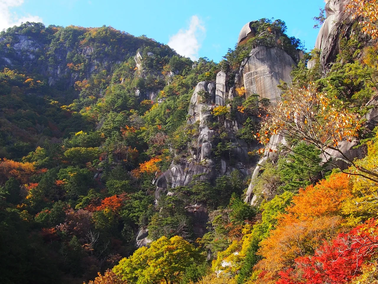 Shosenkyo Gorge in Yamanashi